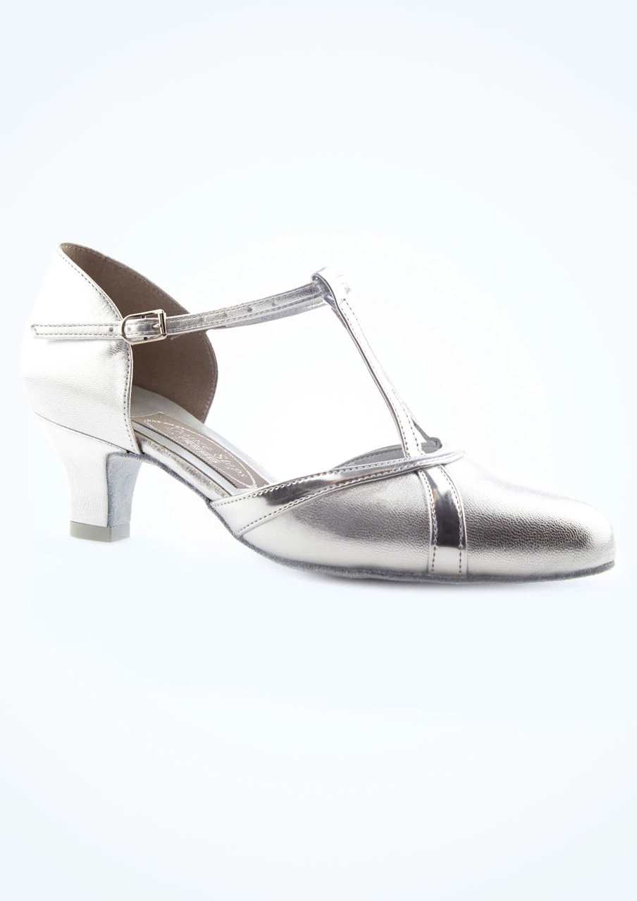 Freed Nancy Ballroom & Latin Shoe 1.65"- Silver 3 Freed Nancy Ballroom & Latin Shoe 1.65"- Silver