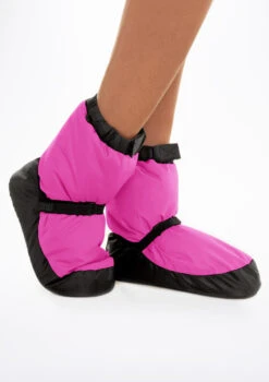 Bloch Warm Up Bootie - Kids -Diaman Dance Wear Shop bl im009k bloch warm up bootie kids pink main image T 12403.1698799272