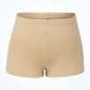 Bloch Girls Starr High Waist Shorts 2 Bloch Girls Starr High Waist Shorts -Diaman Dance Wear Shop blcr3794 sand front 54937.1691450416