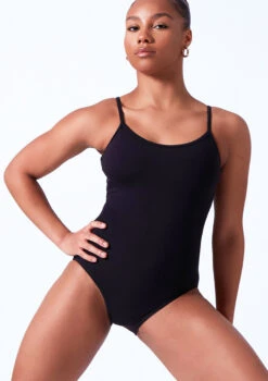 Bloch Octavia Weave Back Leotard -Diaman Dance Wear Shop bll6137 black front t 25566.1698799651