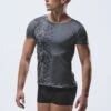 Ballet Rosa Mens Abrax Printed T-shirt -Diaman Dance Wear Shop brabrax grey frontmain 1 38321.1678926589