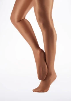 Capezio Shimmer Footed Dance Tights - Toast