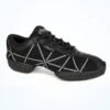 Capezio Web Dance Sneaker - Silver -Diaman Dance Wear Shop ca ds19slv capezio web sneaker in silver black 28663.1678927228