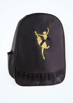 Capezio Ballet Bow Backpack -Diaman Dance Wear Shop cab280 black front 54835.1693524201