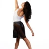 Ballet Rosa Pull On Mesh Dance Skirt