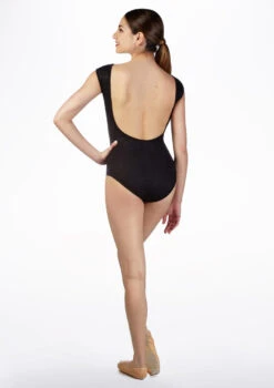 So Danca Lace Low Back Leotard - Black