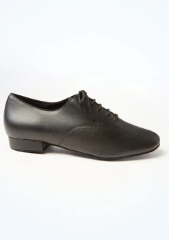 International Dance Shoes Mens MT Ballroom Shoes - 1" -Diaman Dance Wear Shop idsmt black side 20522.1697066958