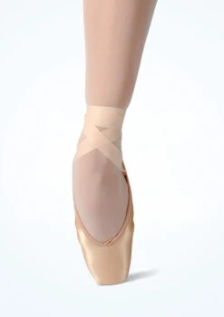 Merlet Prelude Pointe Shoe - Soft Shank -Diaman Dance Wear Shop mlprels1pch peach front 65379.1683588051