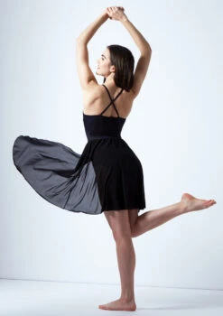Move Dance Ariel Cross Back Lyrical Dress -Diaman Dance Wear Shop mo r0224 move dance ariel cross back lyrical dress black back 96505.1678884671
