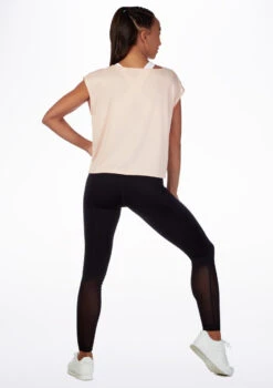 Move Dance Mesh Back Dance T Shirt -Diaman Dance Wear Shop mo z0607 move mesh back dance t shirt pink back 67030.1678884941