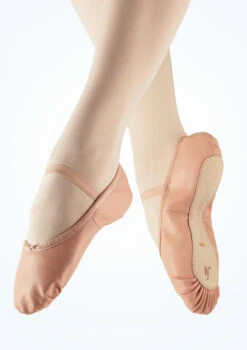 Move Dance Full Sole Vegan Ballet Shoe -Diaman Dance Wear Shop mob0017 pnk main 2t 56119.1692921109
