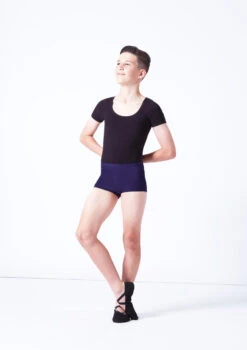 Move Dance Boys Louie Leotard -Diaman Dance Wear Shop mol5255 black front 3 91341.1691198362