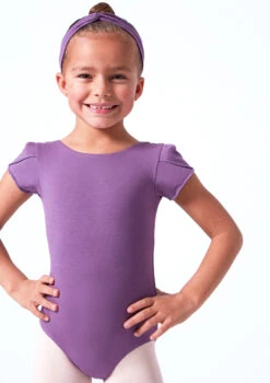 Move Dance Macey Girls Leotard -Diaman Dance Wear Shop mol5503 dusky grape close up front 35018.1684798995