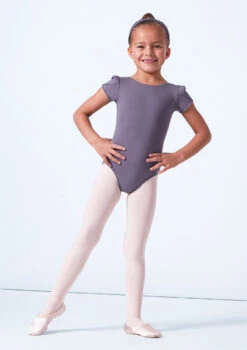 Move Dance Macey Girls Leotard -Diaman Dance Wear Shop mol5503 steel grey front 1 48738.1684798995