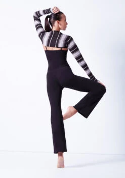 Move Dance Claudia Jazz Pant -Diaman Dance Wear Shop mop0001 black back 91766.1678884496