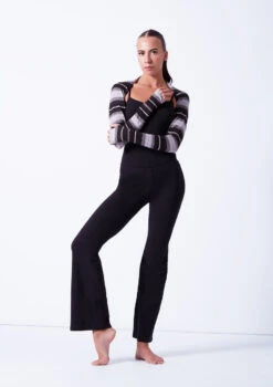Move Dance Claudia Jazz Pant -Diaman Dance Wear Shop mop0001 black front 1 98123.1678884496