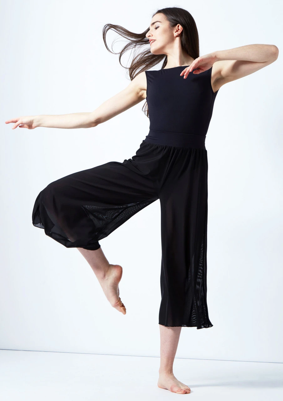 Move Dance Elsie Mesh High Waisted Crop Dance Trousers 5 Move Dance Elsie Mesh High Waisted Crop Dance Trousers - Image 3