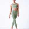Move Dance Lillie Seamless Leggings -Diaman Dance Wear Shop mop0501 sage front 2 74235.1682378331