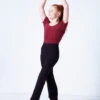 Move Dance Robyn Kids Jazz Pants -Diaman Dance Wear Shop mop5002 black front 2 51263.1689206359