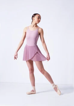Move Dance Eliana Mock Wrap Skirt 14 Move Dance Eliana Mock Wrap Skirt -Diaman Dance Wear Shop mor0028 frenchmauve front 1 40822.1681806918