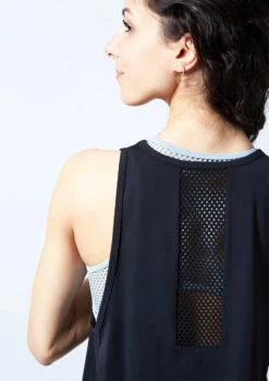 Move Dance Joni Vest 15 Move Dance Joni Vest -Diaman Dance Wear Shop moz0631 black close up back 1 63747.1692921489