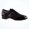 PortDance Mens Zane Dance Shoe 1" -Diaman Dance Wear Shop pd 024 port dance mens zane dance shoe 1 black main image 24327.1678885197