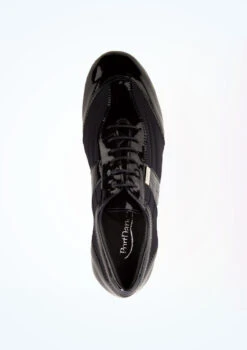 PortDance Mens Zane Dance Shoe 1" -Diaman Dance Wear Shop pd 024 port dance mens zane dance shoe 1 black top 85345.1678885197
