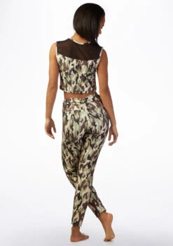 So Danca Camouflage Crop Top