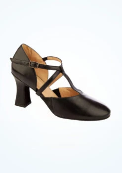 So Danca X STRAP Character Shoe 3" - Black -Diaman Dance Wear Shop sd153blk so danca x strap character shoe 3 black front T 27086.1698811250