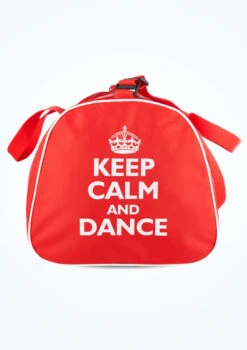 Tappers & Pointers Keep Calm And Dance Holdall -Diaman Dance Wear Shop ta hold dnce tappers and pointers keep calm and dance holdall red no1 06648.1678886366