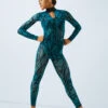 Weissman Game Of Survival -Diaman Dance Wear Shop weissman flocked geometric unitard blue front 55845.1685491271