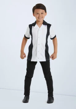 Weissman Grease Lightnin' -Diaman Dance Wear Shop wn 11985 weissman grease lightnin black white front 39787.1678887258