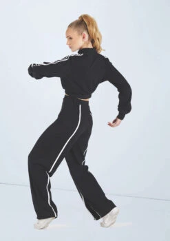 Weissman French Terry Pullover Jacket 10 Weissman French Terry Pullover Jacket -Diaman Dance Wear Shop wn15424 black 25 90635.1694694085