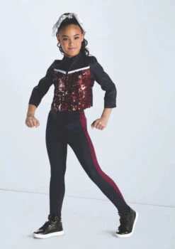 Weissman Tick Tick Boom -Diaman Dance Wear Shop wn15471 black cherry 1933 67529.1698823771